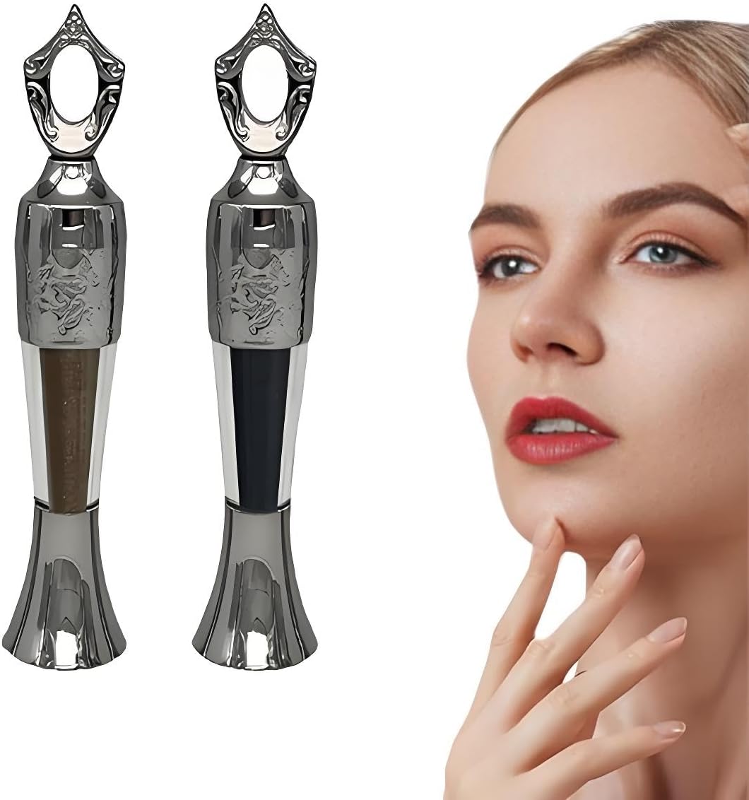 𝒌𝒐𝒉𝒍 Powder Eyeliner,100% Natural Egyptian 𝒌𝒐𝒉𝒍 Eyeliner–iInspired by Ancient Egyptian Beauty, Handmade Waterproof Long-Lasting Natural Traditional(Brown+Silver black)7-14 days delivery