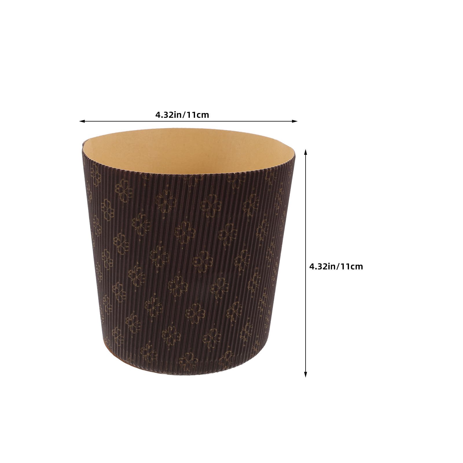 CHILDWEET Moldes para Panettone de Papel Antigrasa para Hornear 30piezas, Resistentes y Elegantes, Ideales para Celebraciones y Resultados Uniformes en Repostería