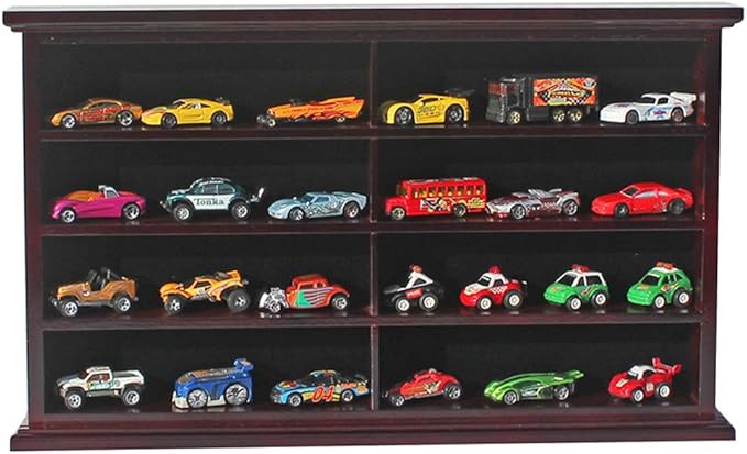 wooden matchbox car holder