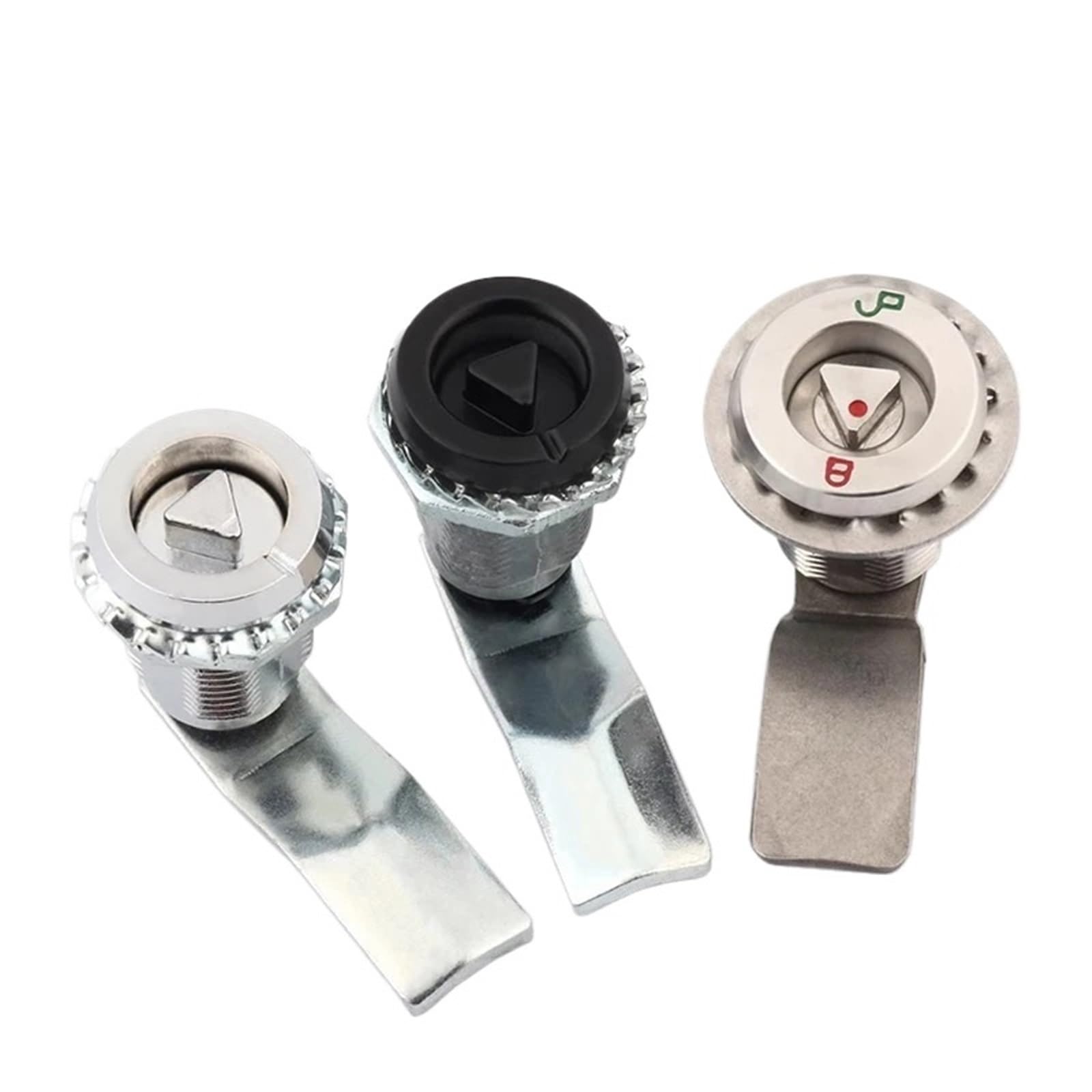 Tjuhgfedcq 2 Ms816 Triangular Cylindrical Lock Ms816-A Rotary Tongue Telescopic Compression Cabinet Round Door 1Pcs