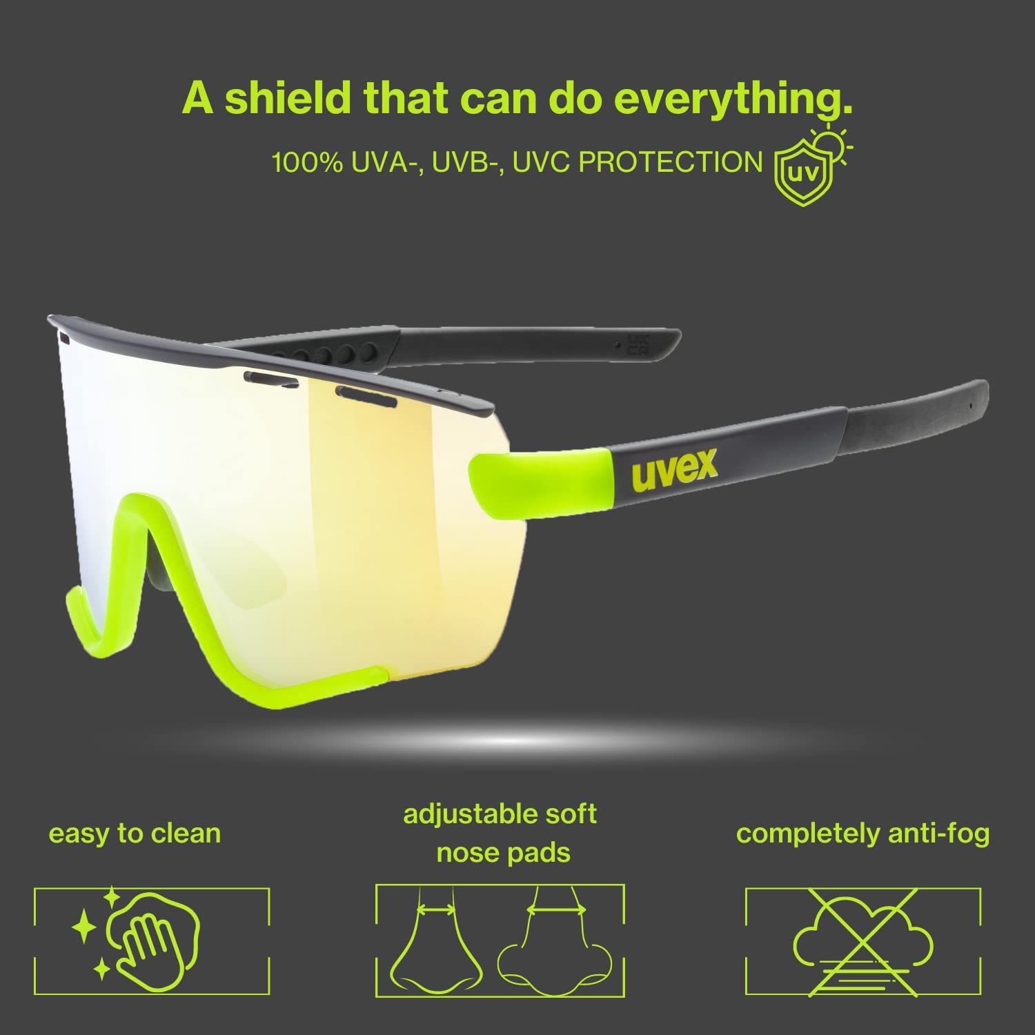 Uvex Unisex - Erwachsene Sportstyle 236 Set occhiali sportivi (1 pezzo)