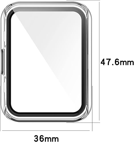 Miniatura 4 de Paquete de 3 fundas protectoras de pantalla para Watch Fit 2 Accessories TenCloud compatibles con Huawei Watch Fit 2, funda de reloj inteligente,
