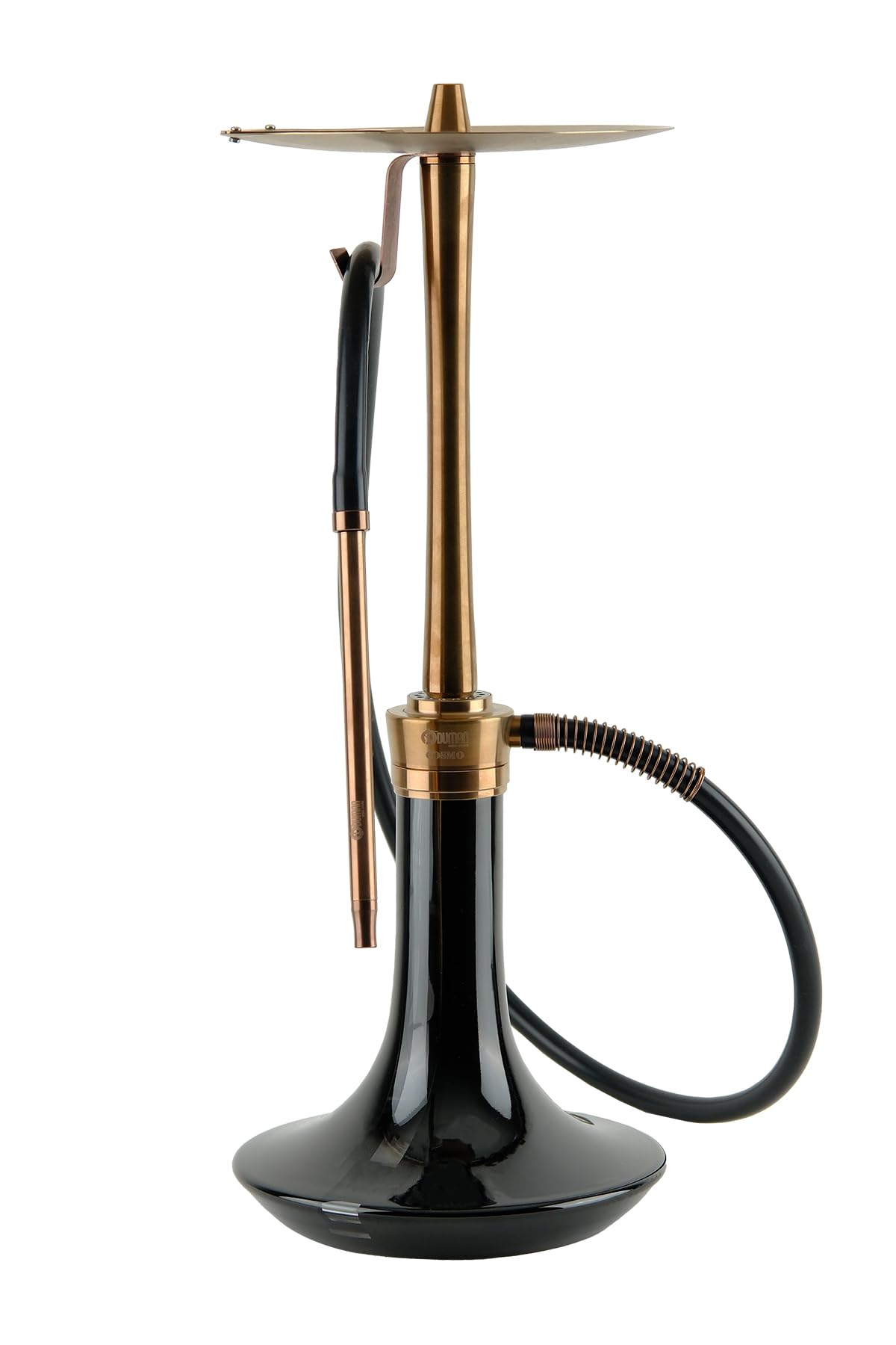 COSMO HOOKAH SHISHA - BRONZE BODY - BLACK GLASS