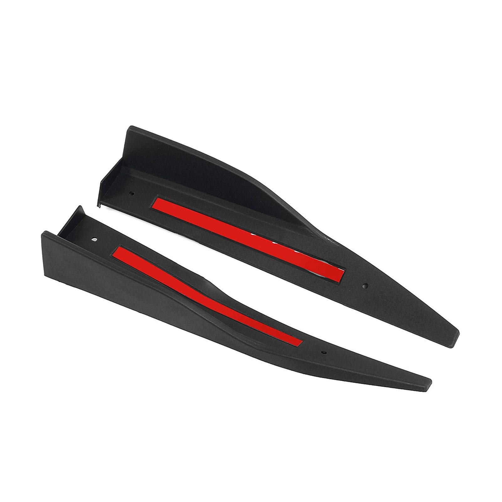 1 para uniwersalne listwy progowe nadwozia samochodu 2015-2017, dla forda, dla mustanga, naklejki Rocker Splitters dyfuzor Winglet zderzak 36cm