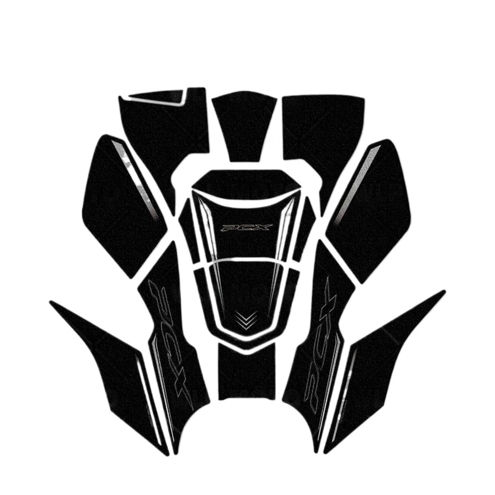 Motorcycle Thickened Frosted Fuel Tank Pad Sticker Scooter Protector Cover Decals Accessories for PCX 160 Pcx160 Pcx Fuel Tank Pads Motorcycle