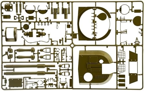 Miniatura 12 de Italeri -6589 M109 A2/A3/G, Escala 1:35, Kit de Modelo, Modelo de Plástico para Ensamblar, Modelado, Verde, IT6589