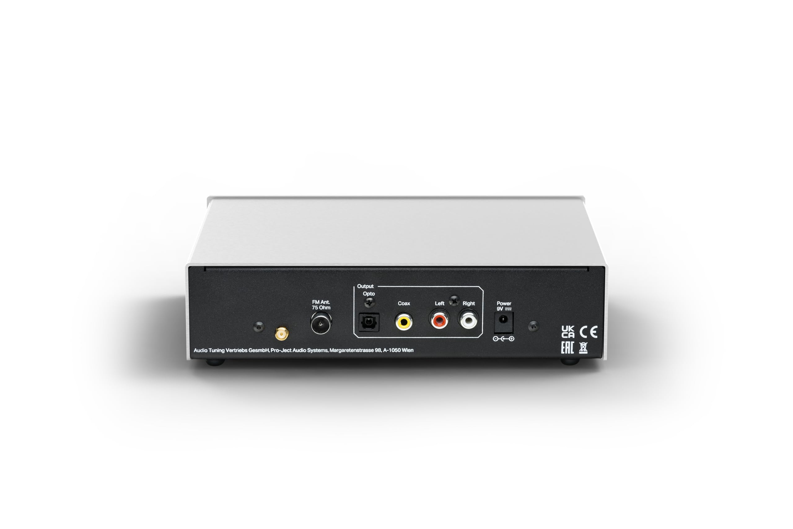 Pro-Ject Tuner Box S3 DAB+, Internetradio mit DAB, DAB+ & FM Tuner, Fernbedienung, WLAN, Kopfhörerverstärker (Schwarz)