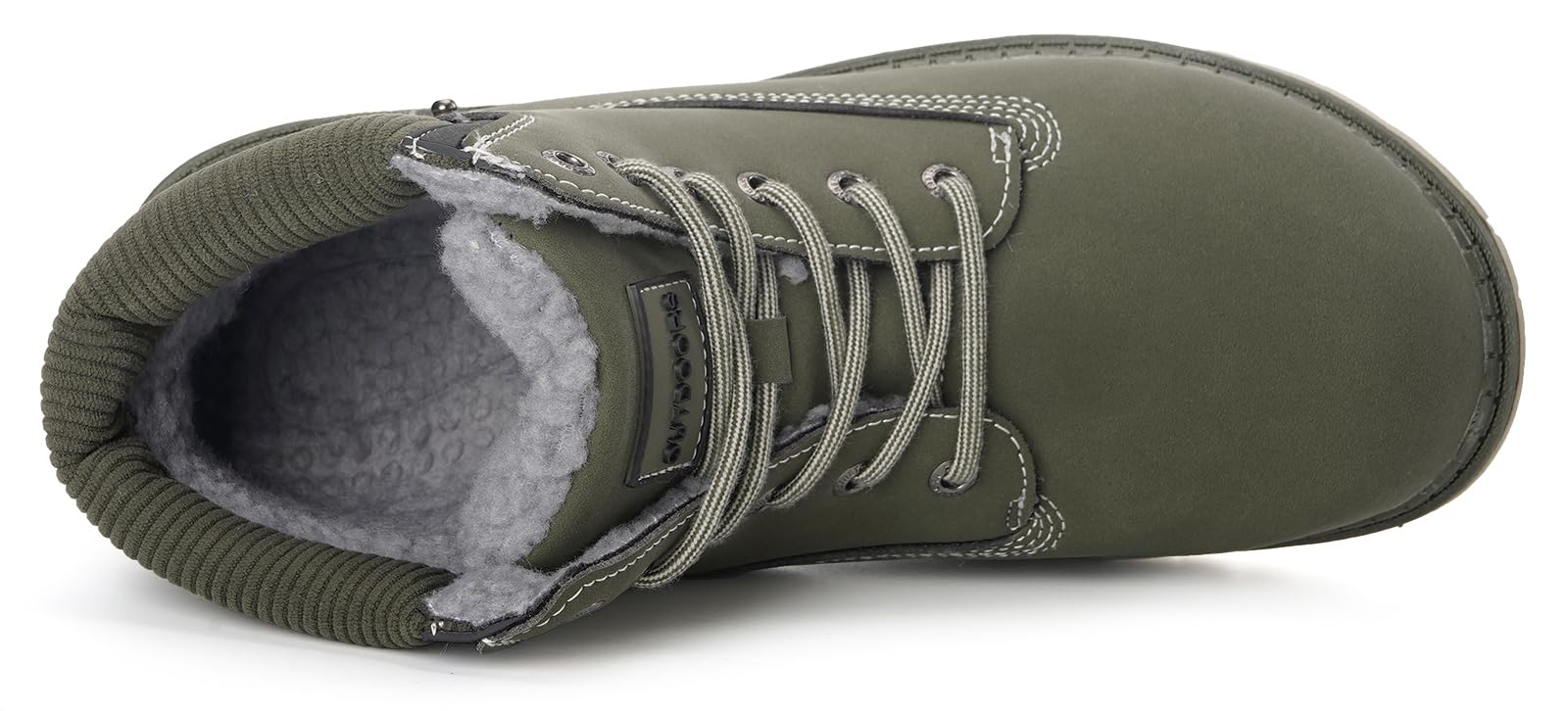 Stivali Uomo Donna Inverno Scarpe da Neve Caldi Snow Boots Impermeabili Stivaletti Pelliccia Stringate Outdoor