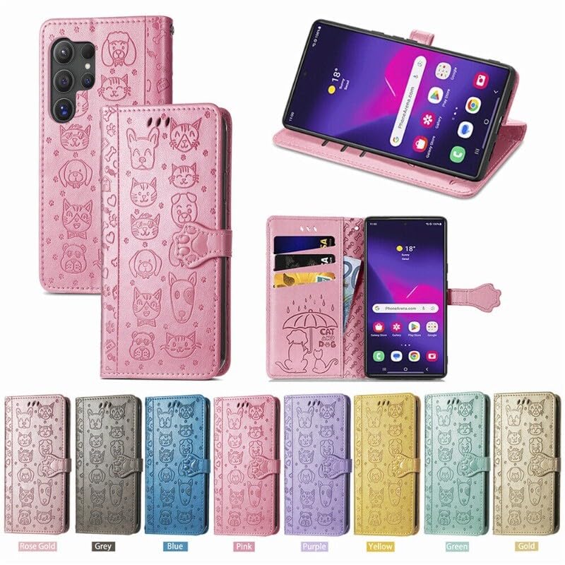 Étui Galaxy S24 Plus Gris Portefeuille Aimanté - Housse Protection Clapet - 2