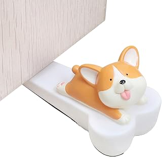 2PCS Cute Door Stoppers for Bottom of Door Wedge Stopper, Cute Animal Door Stopper Decorative Cute Animal Door Bumpers for Home, Office, Or Hotel, Applicable Gaps 0.6 to 1.2cm, 5.31 x 2.36in