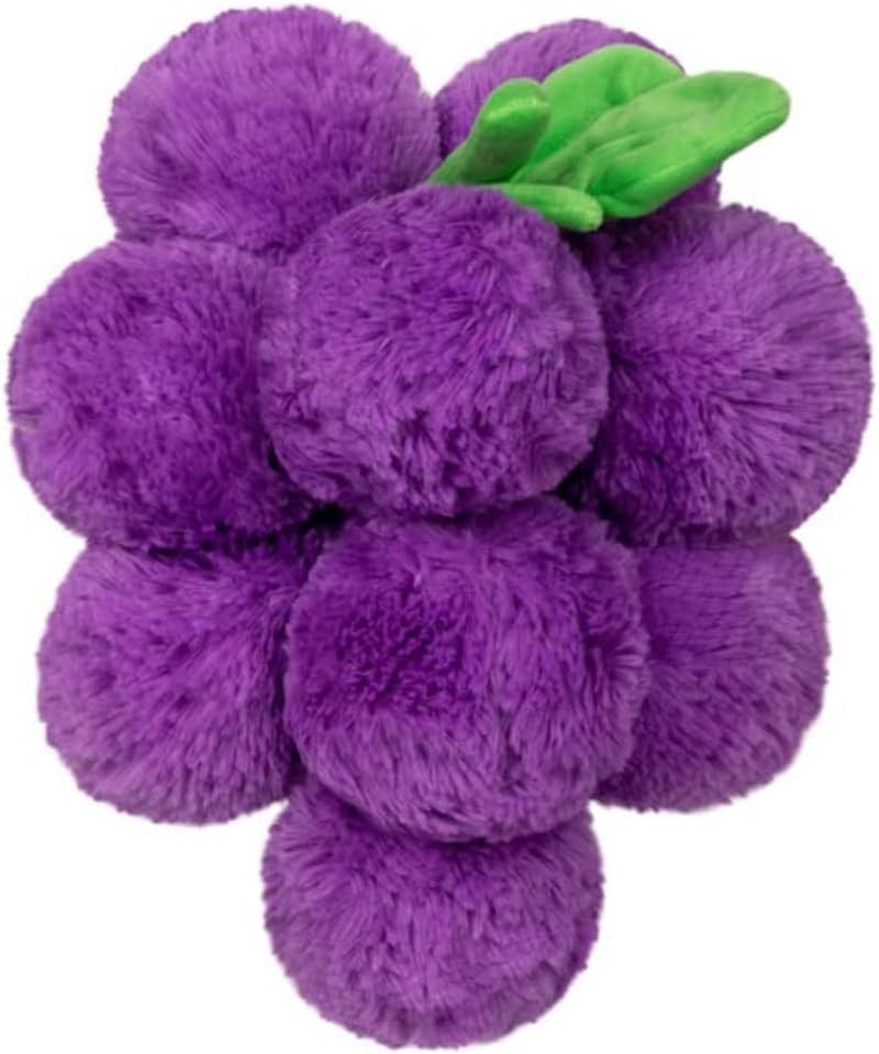 Squishable - Mini Grapes - Comfort Food Collection - 11 in - Soft Toy Collectible Stuffed Animal