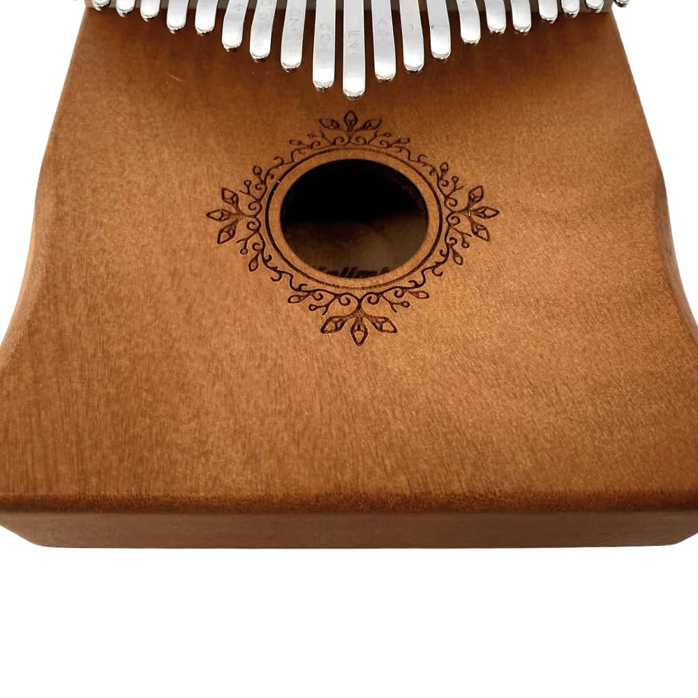 Kalimba Daumenklavier 21 Tasten für Anfänger & Erwachsene Finger Daumenklavier mit Zubehör Musik Geschenk für Anfänger & Erwachsene