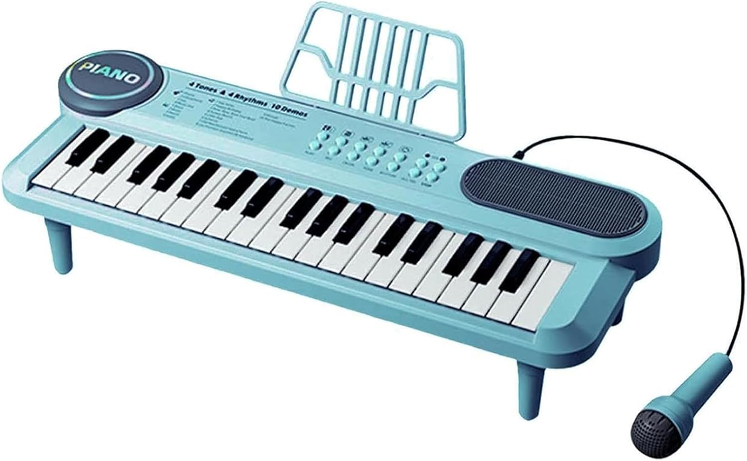 Children's Piano Keys, Multi-Setting Play, 42.5x15x9cm, Kids Piano Instrument, Portable Music Keyboard, Fun and Entertaining, for Boys, Girls, Family, School, Holiday, Home