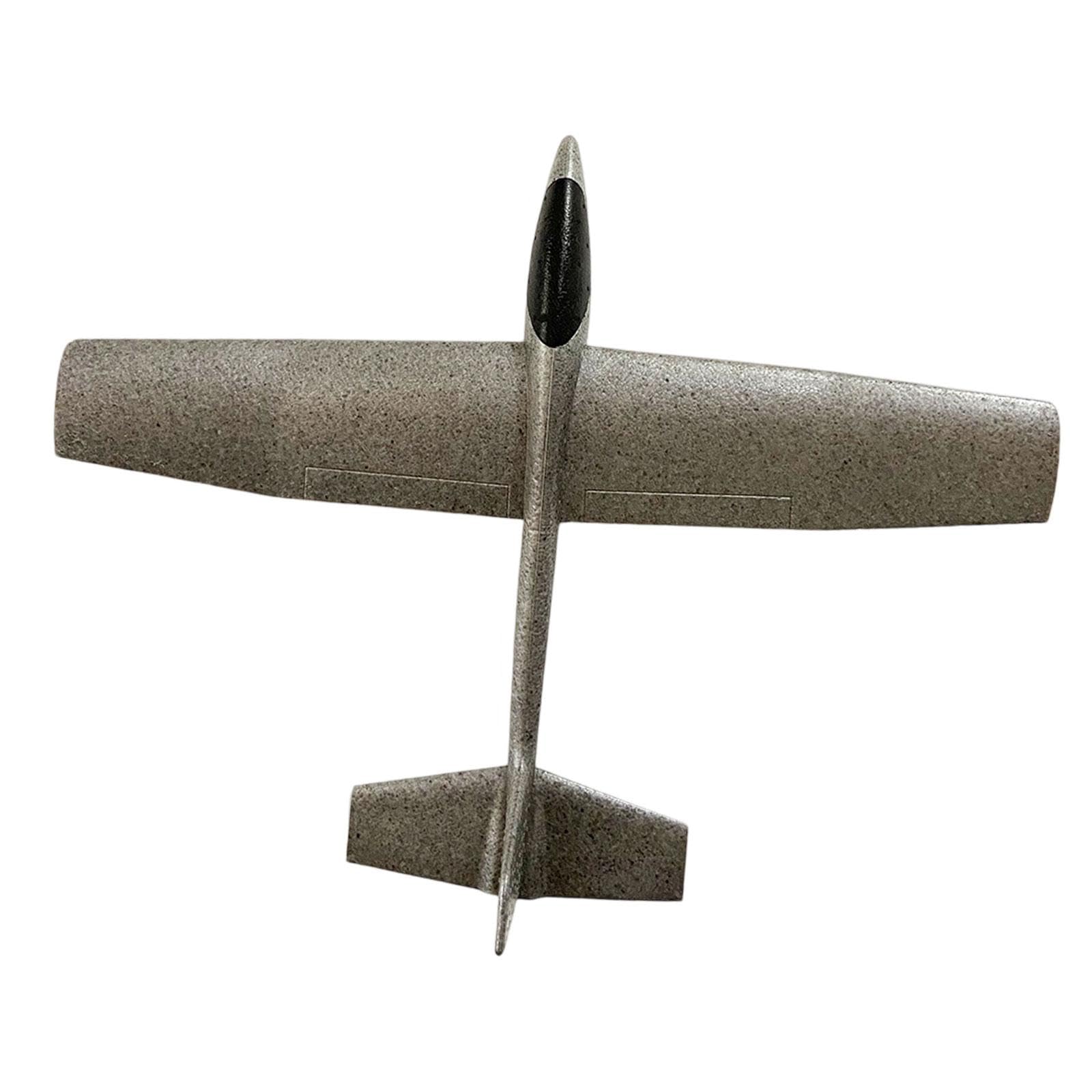Avión de Espuma de Juguete, Planeador de Juguete, Avión de Juguete para Fiestas, Juguete para Mano, Juguete Deportivo para Exteriores, Juguet, Gris