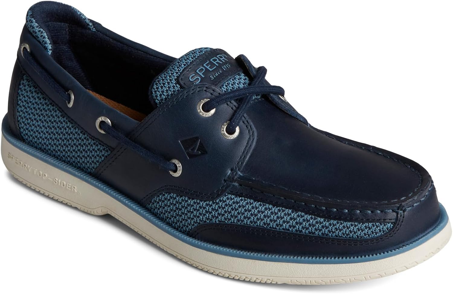 Sperry Men's, Surveyor 2 Eye Boat Shoe Navy Leather 11.5 M