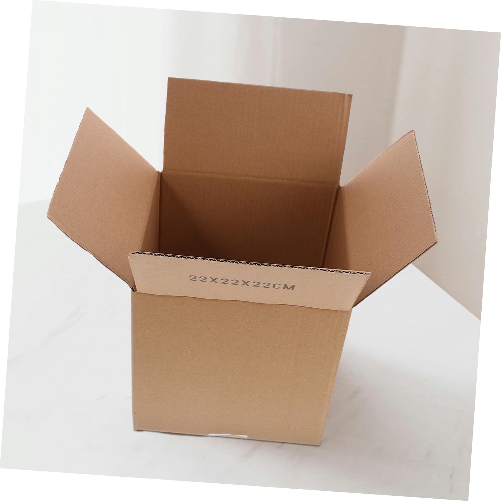HOMSFOU 5 Pièces Lot de Boîtes Carton Carrées Cartons Emballage Moyens Robustes Durables