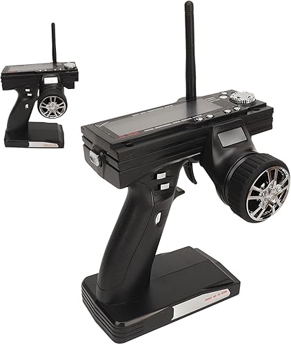 Miniatura 4 de Transmisor de control remoto de radio AFHS de 2.4 GHz 3 canales para coche RC, antiinterferencia, alto rendimiento, memoria modelo, ajuste fino del