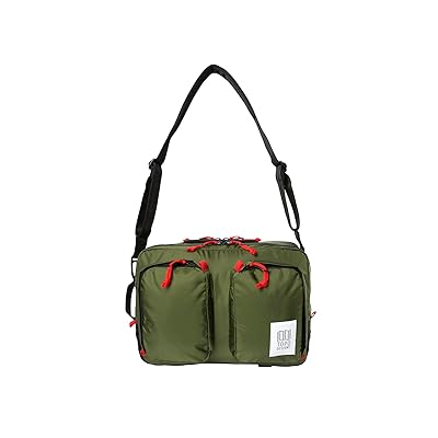 Topo Designs Global Briefcase Briefcase Bags Olive/Olive, Mesh