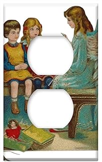 Switch Plate Outlet Cover - Angel Angelology Children Boy Girl Learning