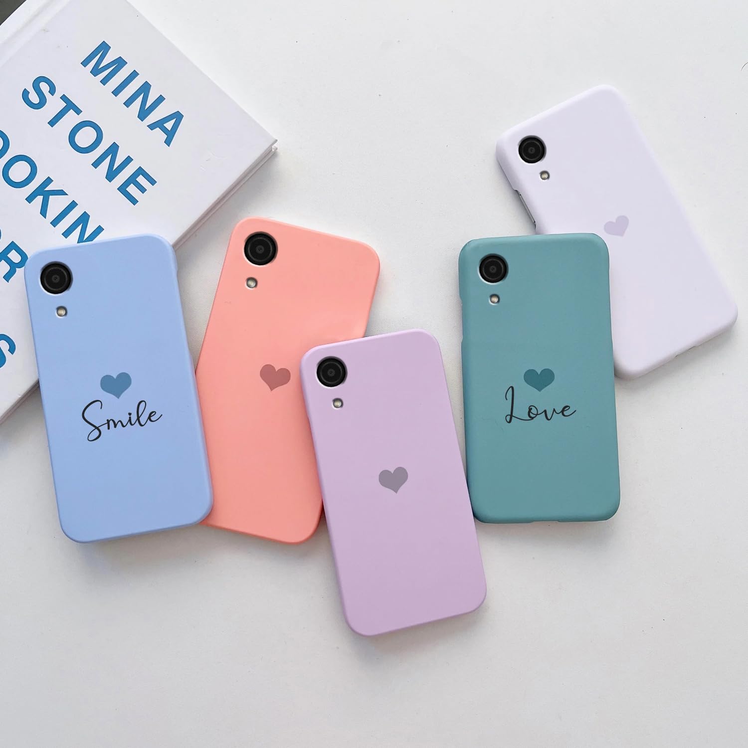 COLORflow Back Cover case Compatible with Samsung A03 CORE | Pastel Hearts Color Customized Back Cover Compatible with Samsung Galaxy A03 CORE (B0CZ9F2BHG) Amazon Price History, Amazon Price Tracker