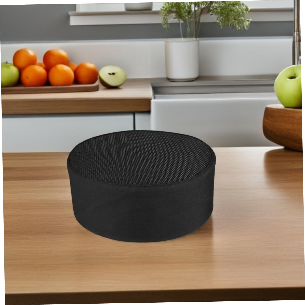 BESTYASH 6 Gorros de Chef Negros Ajustables de Algodón Malla Transpirable para Cocina Profesional y Servicio de Alimentos en Cocina