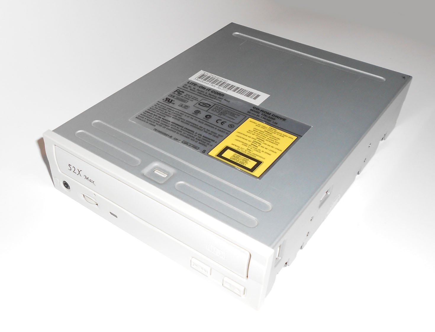 Lite-On CD-ROM Drive, 52X Max, LTN-526D