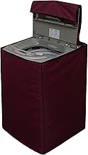 Star Weaves Washing Machine Cover Top Load 6 kg, 6.5 kg, 7kg & 7.5 kg - Waterproof & Dust-Proof Fully Automatic Washing Machine Cover (Maroon ), Polyester - FABIMMAR
