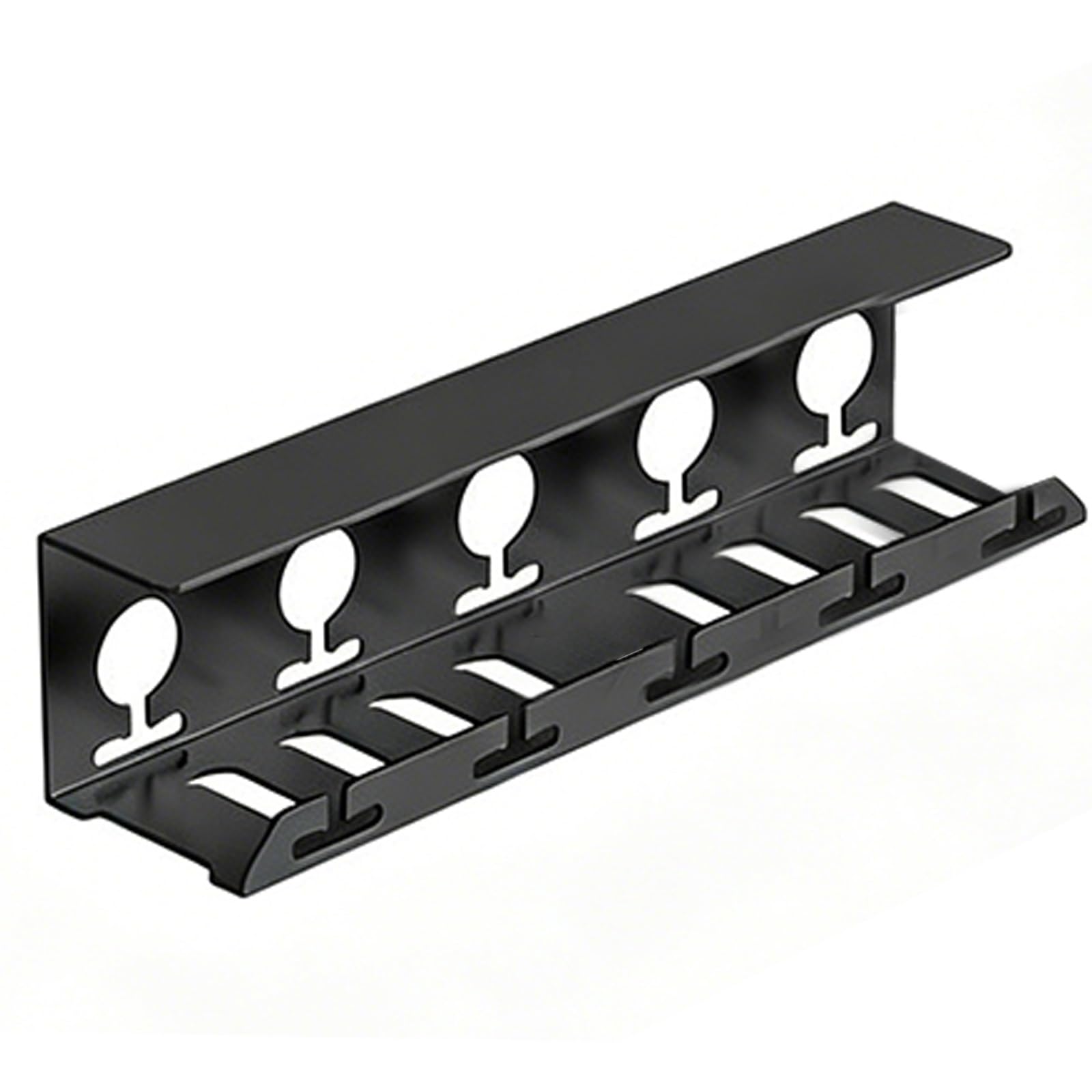 Organizador Cables Bajo Escritorio Sin Taladro, Canaletas para Cables Adhesivas para Gestión de Oficina Gaming Desk(50cm/20in)