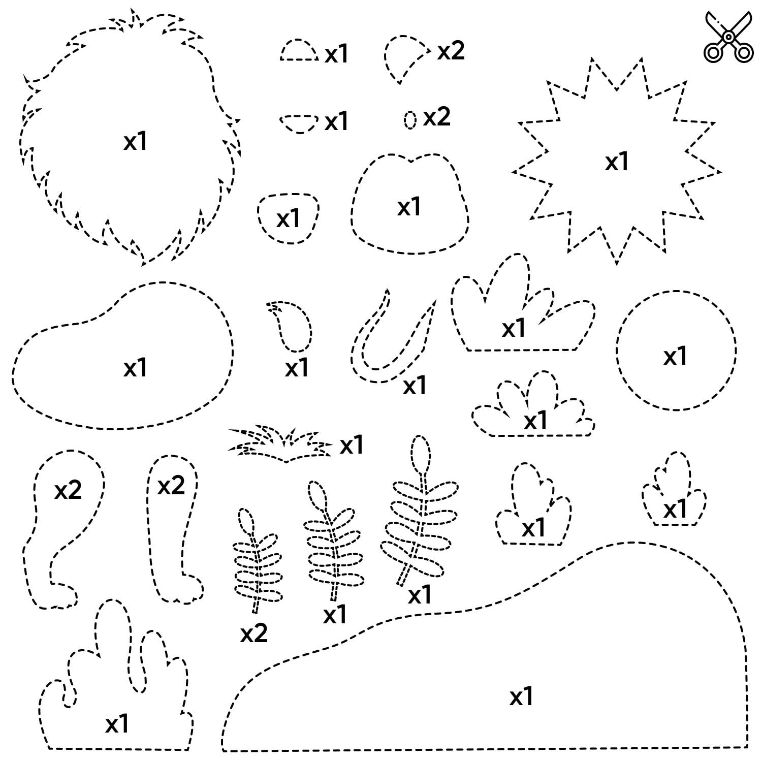 Paclord Kraftpapier-Set, König Löwe, 45,7 x 3048 cm, Braun, Dunkelgrün, Gelb, Orange, Schwarz, Kraftpapier, hergestellt in den USA, Farbpapier für Kunst und Handwerk, Applikationen für Kinder, DIY,