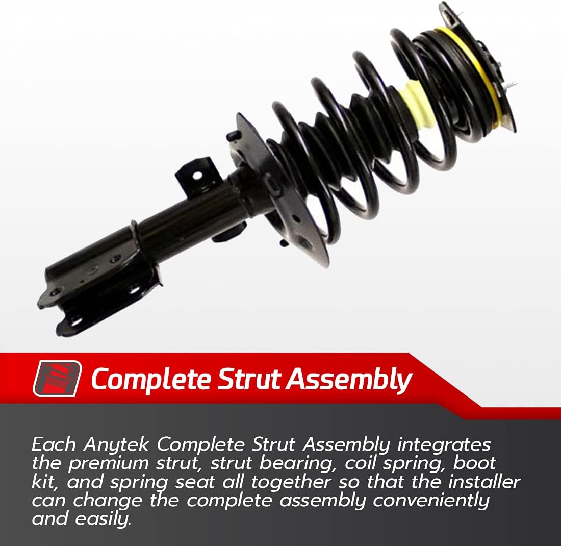 Front Strut and Coil Spring Assembly for [2WD] 2005-2009 Chevy Uplander, Pontiac Montana, Saturn Relay & Buick Terraza 2WD Models