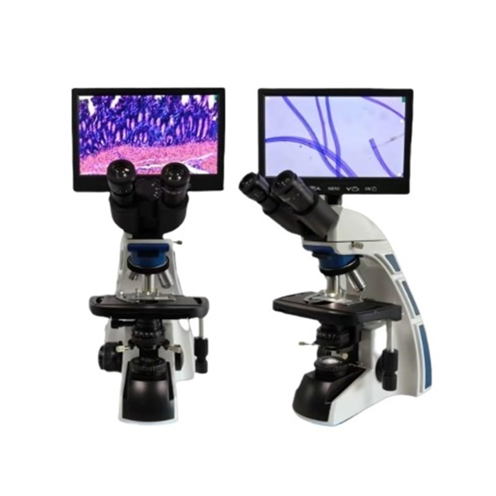 Microscopio Digital. Microscopio Biológico De Laboratorio Compuesto Trinocular .Portátil