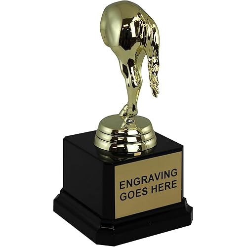 Trophy Outlet Jackass Award Trophy – Funny Gag Gift for Coworkers, Friends, or Family – Custom Engraved Trophy – Great for Work Pranks or Office Humor – Made in The USA