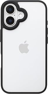 MINTY iPhone16 用 ケース マットクリア 半透明 ブラック