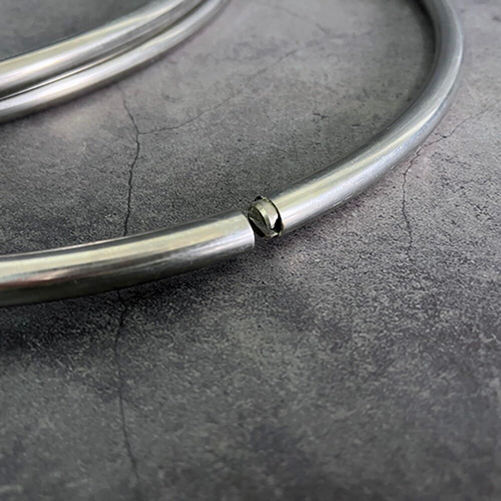 blue-ther 12 Inch Examinable Linking Rings Magic Tricks (3 Rings Set) Linking Ring Stage Street Illusions Gimmick Mentalism Prop