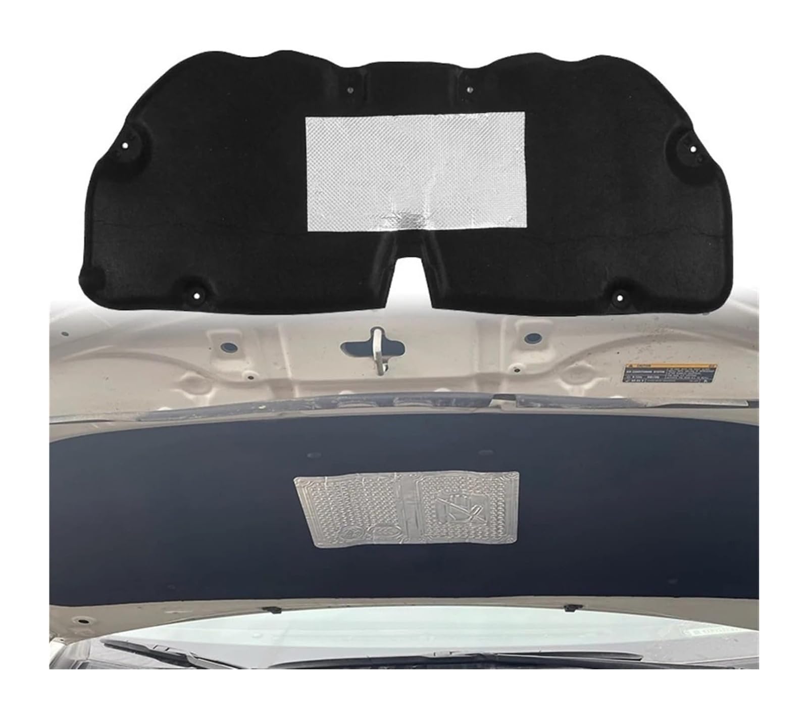 for Toyota for Corolla Sedan 2014-2018 Front Engine Insulation Cotton Pad Heat Soundproof Mat Car Sound Insulation Cotton