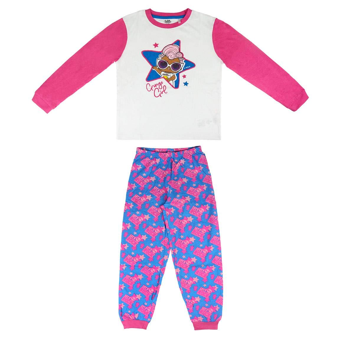 CERDÁ LIFE'S LITTLE MOMENTS Mädchen Pijama Largo Single Jersey LOL Zweiteiliger Schlafanzug