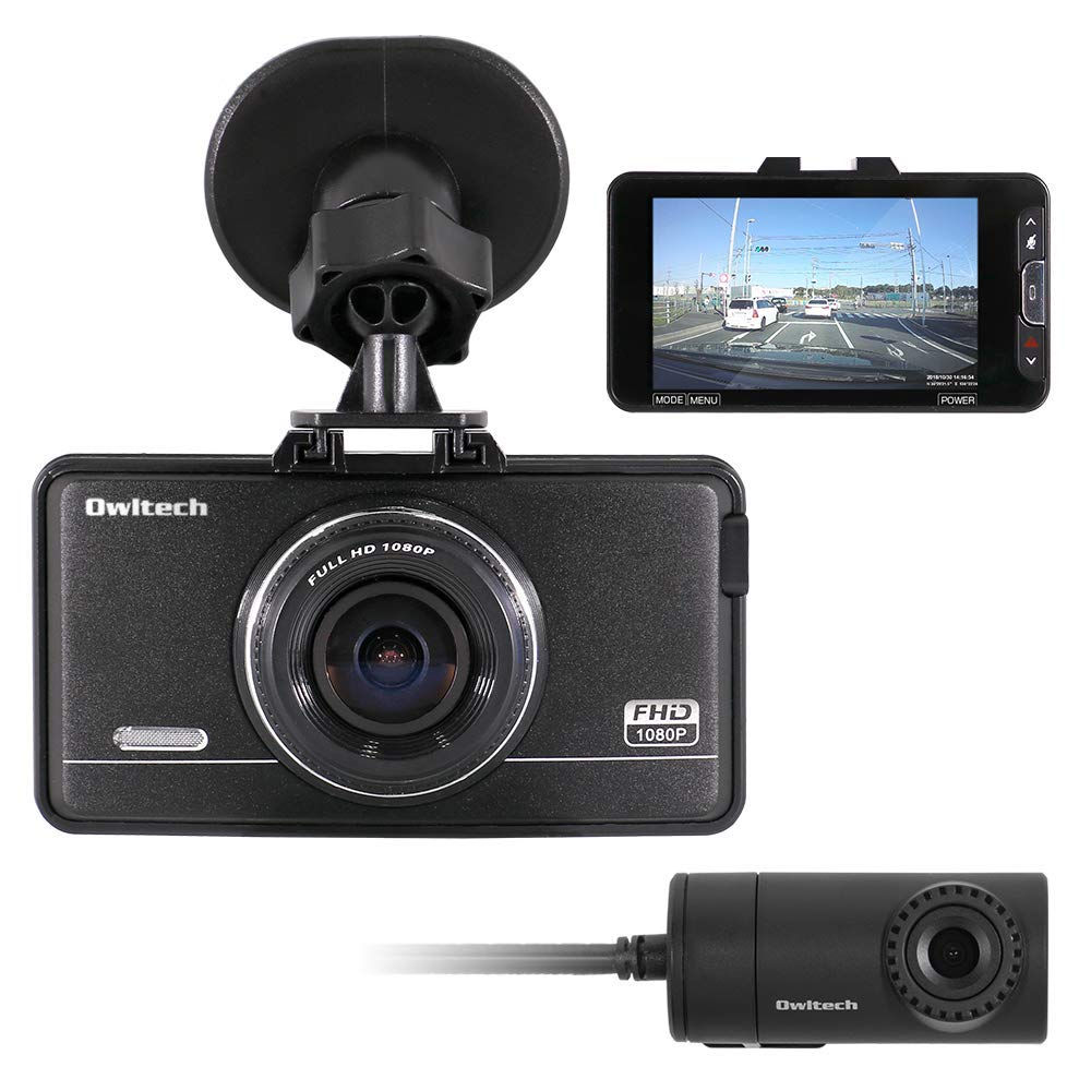 Amazon.co.jp: オウルテック ドライブレコーダー 前後カメラ 1080Pフル