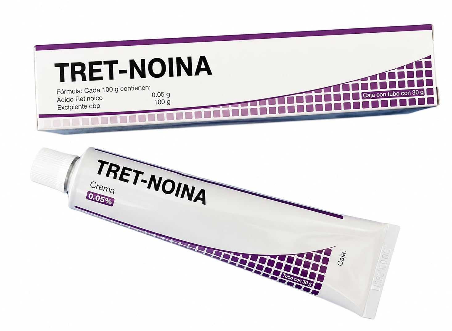 Tret-Noina Cream 0.05%, R Acid Formula, 30g Tube