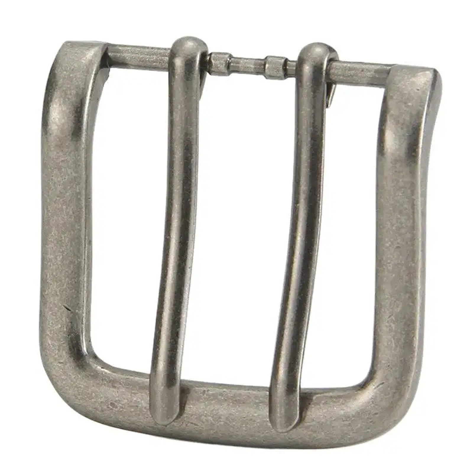 12pc 40mm Metal Double Pin Belt Buckle para Cinturones