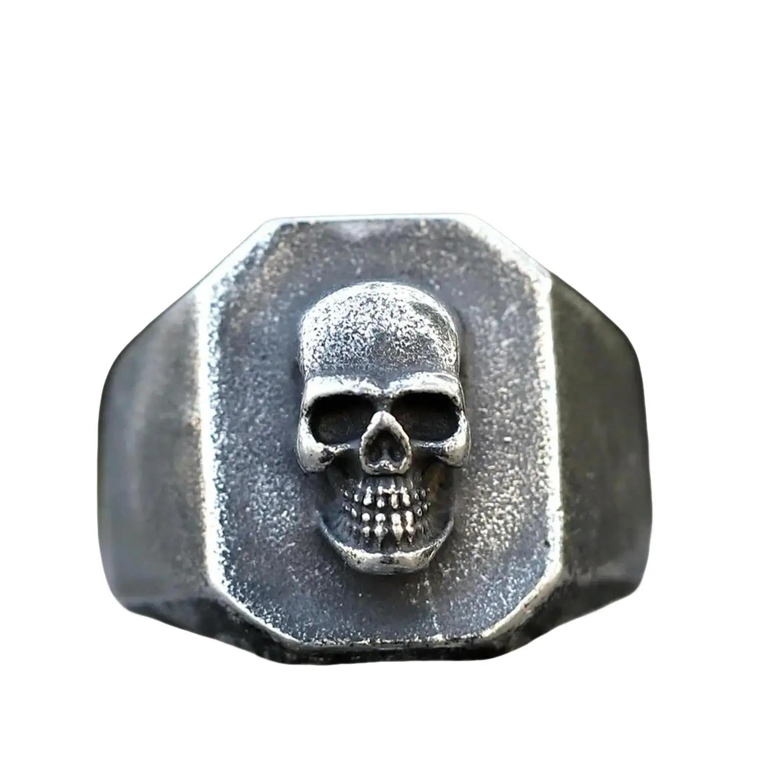 New Men's Rings Gothic Skull Ring For Men Heavy Punk Rock Biker Jewelry Gifts Vintage
