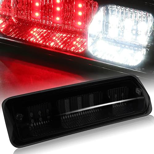 Q1-TECH, Luz de freno trasera de montaje central para techo trasero, LED de montaje alto, tercera tercera luz de freno compatible con Ford F-150 Q1-TECH, Luz de freno trasera de montaje central para techo trasero, LED de montaje alto, tercera tercera luz de freno compatible con Ford F-150