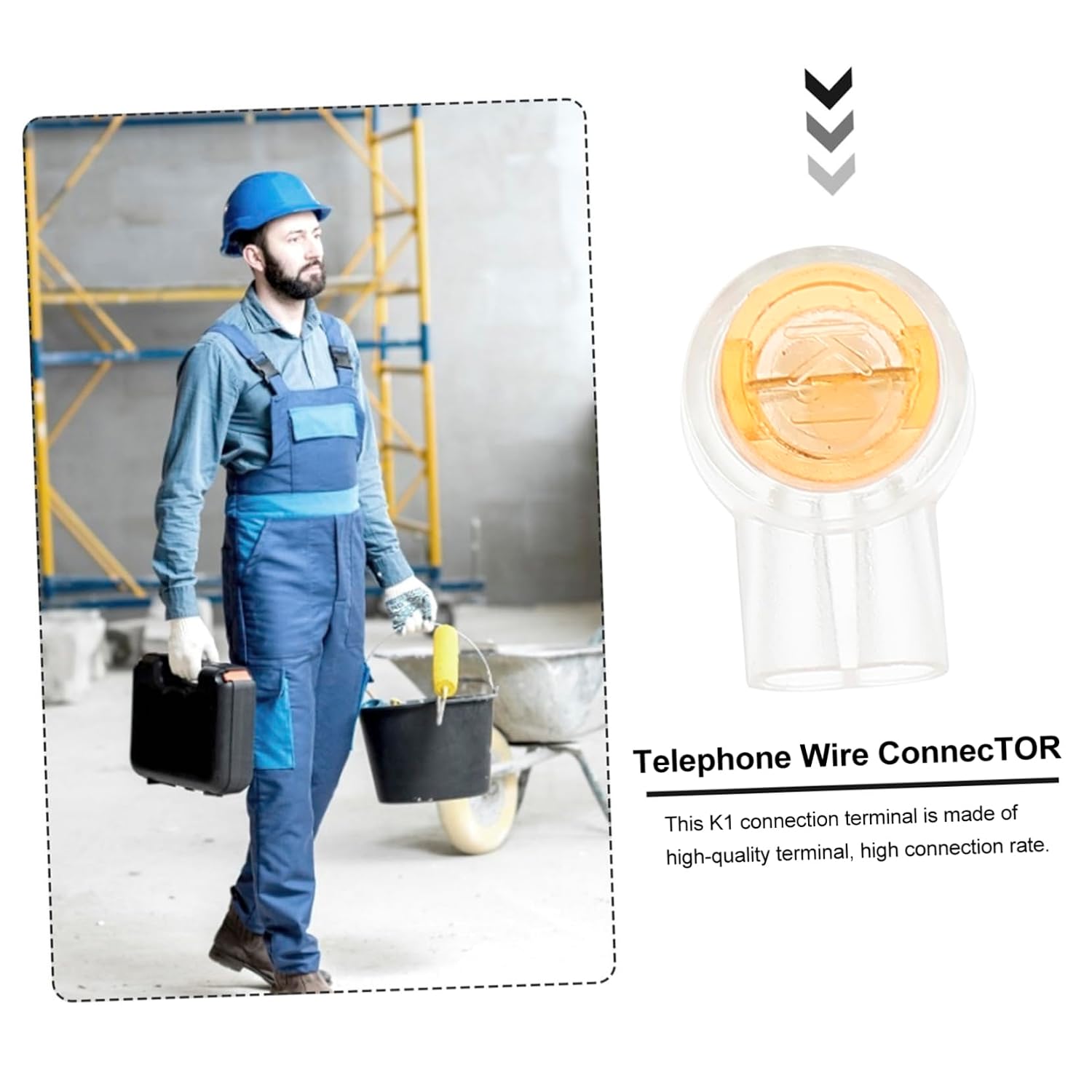 Alipis 200pcs K1 Wire Connectors for Connectors Waterproof Wire Splice Terminals Insulation Easy Install
