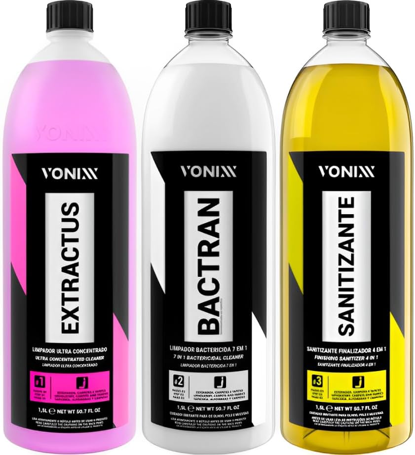 Kit para Limpeza Profissional de Estofados Sofás Colchão Remove Manchas