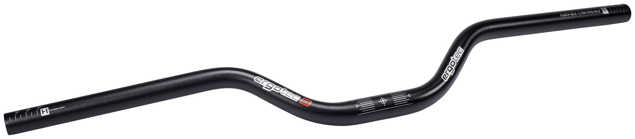 ERGOTEC MANILLAR ERGOTEC RISER ALU 700 mm 25.4 ALT.70 mm 12º, für Anwender, ideal für den täglichen Einsatz, mit Ref. 374106