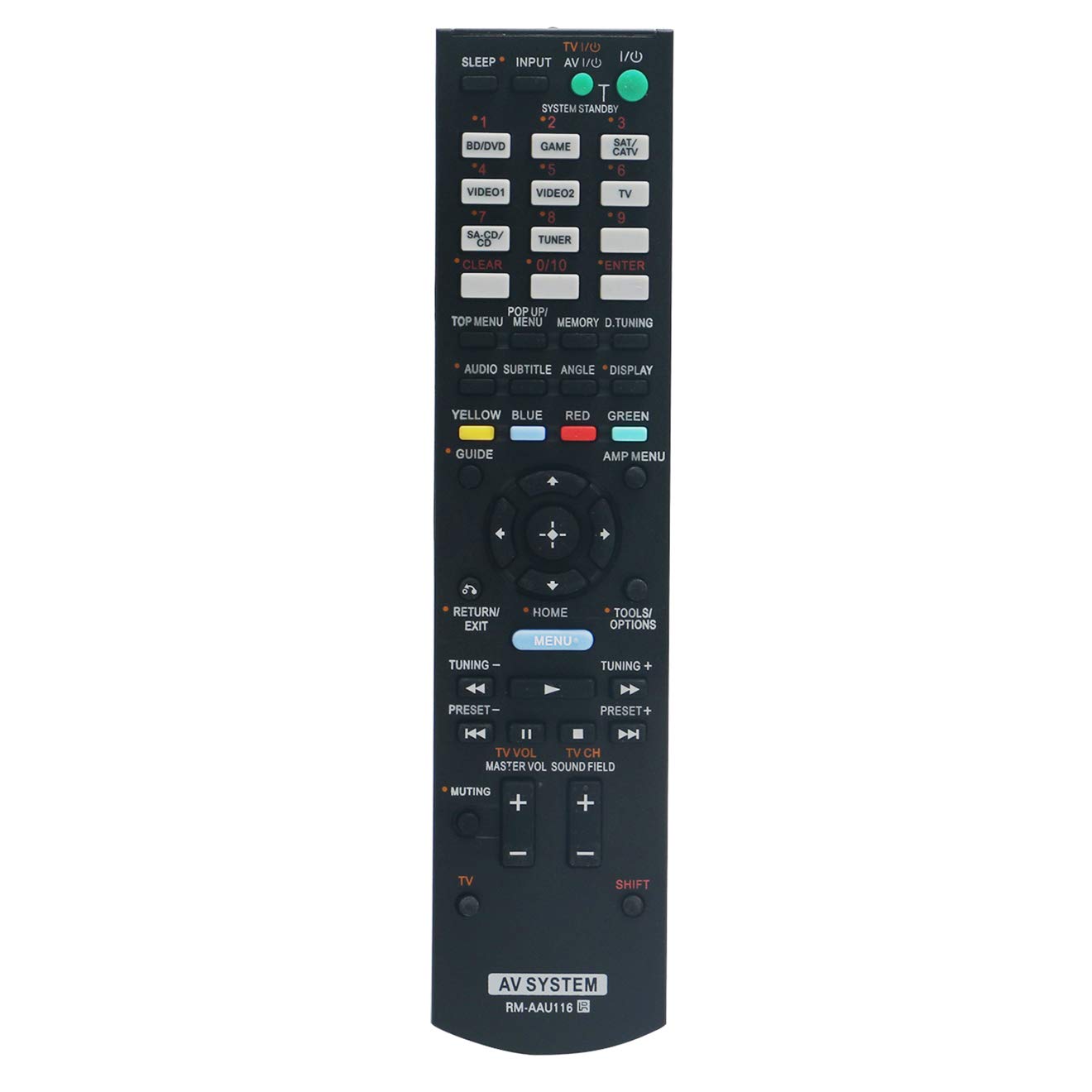 Amazon | RM-AAU116 交換用リモコン Sony AVレシーバー
