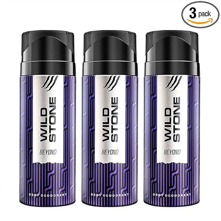 Wild Stone Beyond Body Deodorants for Men, 150ml each (Pack of 3) at Rs. 315