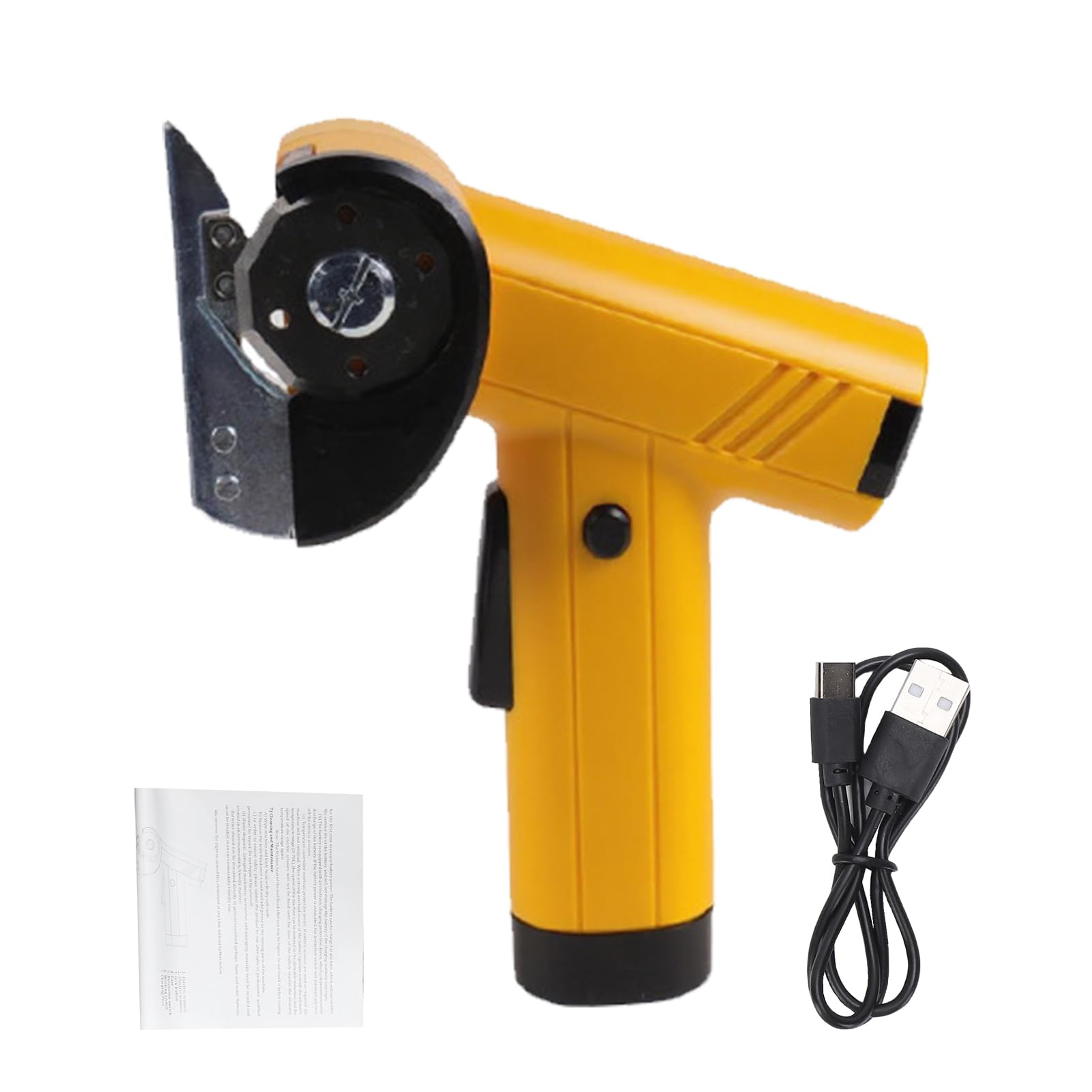 Marhynchus Taglierina Circolare a Batteria, Taglio Potente, per Tessuti | Impugnatura ergonomica, efficiente per cucire, spessore di taglio 6 mm, luce LED, design intuitivo
