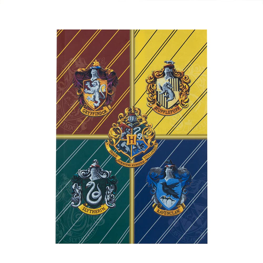 Cinereplicas - Harry Potter - Stationery Set - Officially Licensed - Hogwarts Houses