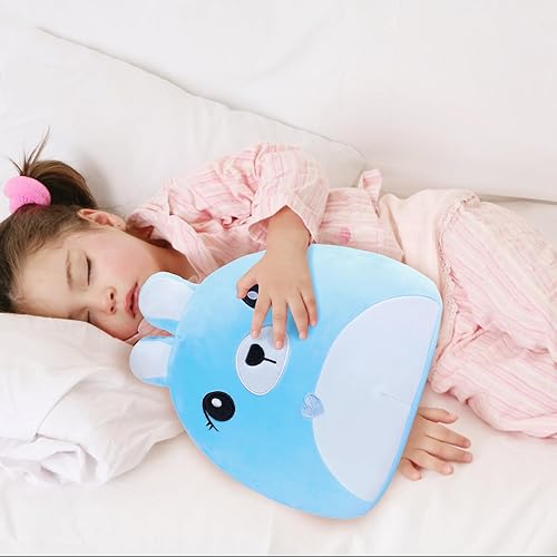 Miniatura 7 de CHDBLOCK Peluche de conejo, almohada de felpa de conejo de 12 pulgadas, felpa ultrasuave, juego de almohada de peluche suave Kawaii para niños y