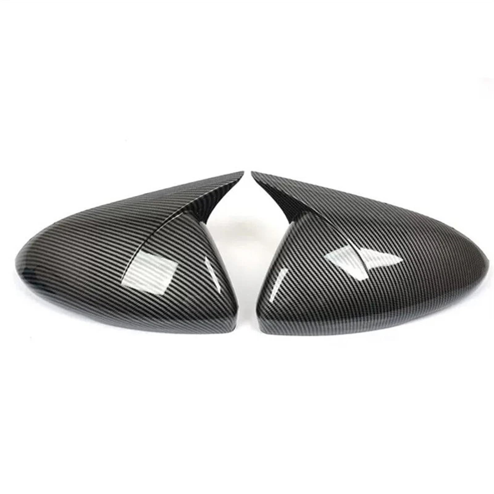 Side Wing Mirror Cover for Chevrolet for Cruze 2016 2017 2018 2019 Car Rearview Side Mirror Cover Wing Cap Sticker Exterior Door Rear View Case(Carbon)